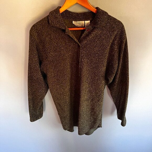 90s Vintage Traditions Country Collection Button Up Sweater Soft Green Fall - Picture 1 of 8